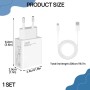 Huybaa 33W Cargador Rapido para Xiaomi con Cable USB Tipo C de 2M, Cargador de Pared Carga Turbo Tipo C, Adaptador Turbo Charger