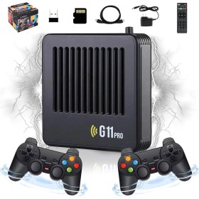 G11 Pro Consolas de Videojuegos Retro, 60000+ Juegos,50 Emuladores,4K HDMI Consola de Juegos con Controlador inalámbrico,