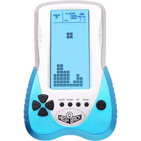 HLF Nueva Consola de Juegos de Ladrillos, Pantalla Grande, el Brillo de la retroiluminación Azul se Puede Ajustar en 23 Juegos