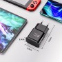 Cargador Tipo C Carga Rapida, con Cable USB C 2M, Enchufe para Samsung Galaxy A54 A53 A34 A33 A20e A14 A13 5g M54 M53 M34 M33