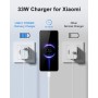 Cargador 120W USB C para Xiaomi Mi14 14 Ultra 13 Pro 13T Pro 12 12T Pro 11, Redmi K60 Ultra Note 13 Pro+ 12 Pro+ 5G 11, Black