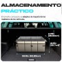 FORTEM Organizador de Maletero Coche y SUV - Caja Plegable con 3 Compartimentos Extra Grande con Bolsa Nevera - Base