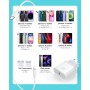 Cargador iPhone 14 [Certificado MFi] 20W Carga Rapida Cargador y 2M USB C Cable, Compatible con iPhone 13/13 Pro/13 Pro