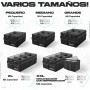 FORTEM Organizador de Maletero Coche y SUV - Caja Plegable con 3 Compartimentos Extra Grande con Bolsa Nevera - Base
