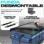 FORTEM Organizador de Maletero Coche y SUV - Caja Plegable con 3 Compartimentos Extra Grande con Bolsa Nevera - Base