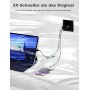 Cargador USB Multiple, 33W QC3.0 4 Puertos Enchufe USB Carga Rapida 33W Cargador Movil para iPhone 14/13/12/11 Pro