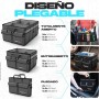 FORTEM Organizador de Maletero Coche y SUV - Caja Plegable con 3 Compartimentos Extra Grande con Bolsa Nevera - Base
