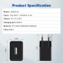 MatauMahi Cargador USB 5V1A (Negro), Enchufe de 5W, Adaptador para Teléfonos Móviles, Tabletas, Powerbanks, Auriculares