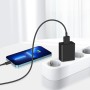MatauMahi Cargador USB 5V1A (Negro), Enchufe de 5W, Adaptador para Teléfonos Móviles, Tabletas, Powerbanks, Auriculares