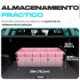 FORTEM Organizador de Maletero Coche y SUV - Caja Plegable con 3 Compartimentos Extra Grande con Bolsa Nevera - Base