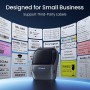 CLABEL Impresora Etiquetas Autoadhesivas, 221B Mini Termica Etiquetadora Adhesivas Bluetooth Portátil Label Printer Compatible
