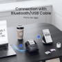 CLABEL Impresora Etiquetas Autoadhesivas, 221B Mini Termica Etiquetadora Adhesivas Bluetooth Portátil Label Printer Compatible