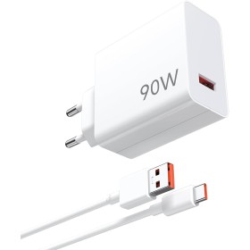 90W Cargador USB y Cable USB C para Xiaomi 15 Ultra 14 13 Ultra Poco X7 Pro Poco F7 Pro, HyperCharge Turbo Carga Rápida