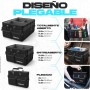 FORTEM Organizador de Maletero Coche y SUV - Caja Plegable con 3 Compartimentos Extra Grande con Bolsa Nevera - Base