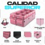 FORTEM Organizador de Maletero Coche y SUV - Caja Plegable con 3 Compartimentos Extra Grande con Bolsa Nevera - Base