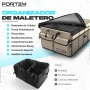 FORTEM Organizador de Maletero Coche y SUV - Caja Plegable con 3 Compartimentos Extra Grande con Bolsa Nevera - Base