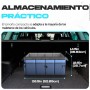FORTEM Organizador de Maletero Coche y SUV - Caja Plegable con 3 Compartimentos Extra Grande con Bolsa Nevera - Base