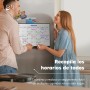 Smart Panda A3 Calendario Magnético para Nevera - Grande Planificador de Menú, Recordatorio, Lista de la Compra - Pizarra