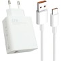 67W Cargador Rápido con Cable USB C de 2M, 67W Xiaomi Turbo Carga Adaptador de Cargador para Xiaomi Redmi Note 13 12 11 10 Mi 11