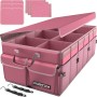 FORTEM Organizador de Maletero Coche y SUV - Caja Plegable con 3 Compartimentos Extra Grande con Bolsa Nevera - Base