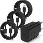 Cargador USB C Carga Rapida para Samsung Galaxy S24/S25/S23 Ultra,Cargador Samsung 45W con Cable USB C de 2M+2M+1M,Carga Rapido