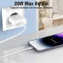 Cargador Rápido USB C de 20W con Cable USB C a Lightning 1m Certificado MFi for iPhone 14/14 Pro/14 Pro Max/14