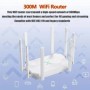 Enrutador inalámbrico de 8 antenas, repetidor WIFI externo de 1200G y 