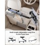TRYONE Soporte Tablet Coche Reposacabezas [46CM Brazo Largo] [3 en 1 Extensible ] Porta Accesorios Carro, Sujeta Camper para