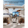 TRYONE Soporte Tablet Coche Reposacabezas [46CM Brazo Largo] [3 en 1 Extensible ] Porta Accesorios Carro, Sujeta Camper para