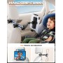 TRYONE Soporte Tablet Coche Reposacabezas [46CM Brazo Largo] [3 en 1 Extensible ] Porta Accesorios Carro, Sujeta Camper para