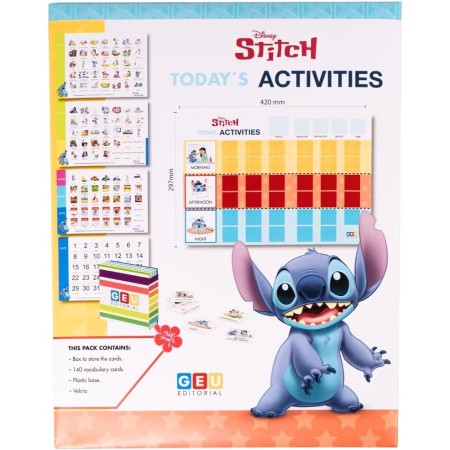Pictogramas Autismo Español | Panel Rutinas | Pictogramas Rutinas Niños Español | Planificador Visual Editorial GEU Stitch