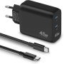45W 2-Port USB C Rápido Cargador para Samsung Galaxy S25 Ultra S24 S23 S22 S21 FE 5G, S10 S9 S8, Note 20 10 9 8, A55 A53 A52 A35