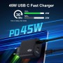 45W 2-Port USB C Rápido Cargador para Samsung Galaxy S25 Ultra S24 S23 S22 S21 FE 5G, S10 S9 S8, Note 20 10 9 8, A55 A53 A52 A35
