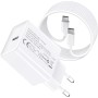 Cargador 25W de USB C con Cable de Carga USB - C, Carga Rápida para i-Phone 16/16 Pro/16 Pro Max/16 Plus/15, iPad Pro/Mini/Air,