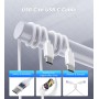 Cargador 25W de USB C con Cable de Carga USB - C, Carga Rápida para i-Phone 16/16 Pro/16 Pro Max/16 Plus/15, iPad Pro/Mini/Air,