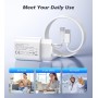 Cargador 25W de USB C con Cable de Carga USB - C, Carga Rápida para i-Phone 16/16 Pro/16 Pro Max/16 Plus/15, iPad Pro/Mini/Air,