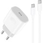 Cargador 40W USB C de Carga Rápida para iPhone 16/16 Pro/16 Pro Max/16 Plus/15/15 Plus/iPad Pro/iPad Air, con Cable de 2M