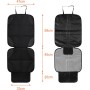 Fervalyna 2 Piezas Protector Asiento Coche Silla Bebe, Universal Funda Coche Asiento Compatible Isofix con Organizador