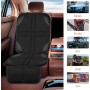 Fervalyna 2 Piezas Protector Asiento Coche Silla Bebe, Universal Funda Coche Asiento Compatible Isofix con Organizador