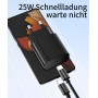 25W Cargador Tipo C rápido de Puerto USB Tipo C para Samsung S24/ S23/ S22/S21/ S20 Ultra / S20 / S20+/ S10 / S9 / S8 /A34 5g/
