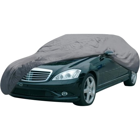 Dunlop Funda Coche XL - Funda Protectora para Coche Universal - Cubierta para Coche 534 x 178 x 120 cm - con Cordón Elástico y