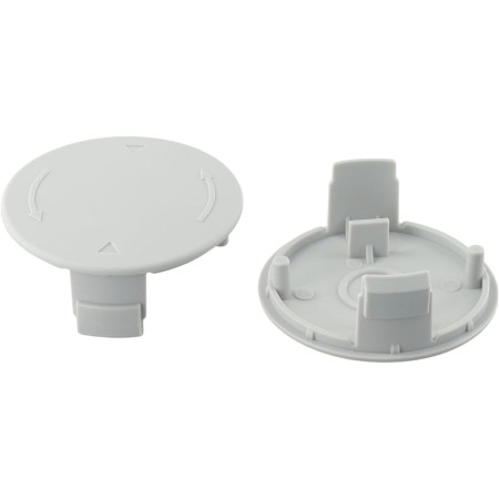 YJDOORPLAY Cubierta de carrete para recortadora de césped Bosch 23 37, tapa de carrete de recortadora de césped, para piezas de