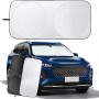 Parasol Delantero, de Coche, Protector Solar para Luna Delantera Plegable Sombrilla Resistir a Los Rayos UV Pequeño (150x70 cm)
