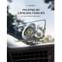 LISEN Soporte Movil Coche Magsafe [24 Imanes Fuerte], Portátil Soporte Magnetico Movil Coche, Regalo Dia de la Madre para Mujer,