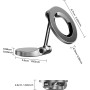 LISEN Soporte Movil Coche Magsafe [24 Imanes Fuerte], Portátil Soporte Magnetico Movil Coche, Regalo Dia de la Madre para Mujer,
