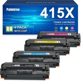 Palmtree 415X con Chip Compatible para HP 415X 415A W2030A para HP Color Laserjet Pro M479fdw MFP M479fdn M479fnw M479dw M454dw
