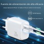20W 2-Puerto Carga Rapida Cargador para iPhone 14 13 12 11 Pro MAX Plus Mini SE XS XR X 8 7, iPad, Airpods, USB-C USB-A Rapido
