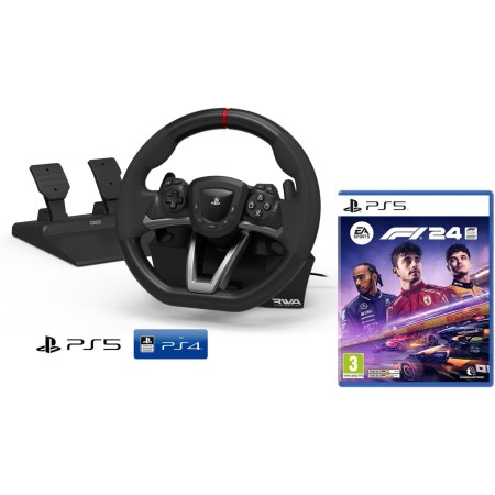 Volante y Pedales RWA licencia Sony PlayStation 4/5 [Nuevo modelo compatible con PS4/PS5] + F1 2024 Formula 1 2024 [PS5]