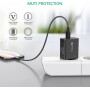JOOMFEEN Quick Charge 3.0 Cargador USB de Pared con Cable USB Tipo C,30W QC 3.0 Cargador Móvil 4 Puertos Cargador de Red USB