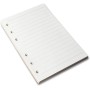 A5 Inserciones de Planificador de Carpetas de 6 Anillos - Repuestos de Papel en Blanco de Hojas Sueltas A5 Compatibles con